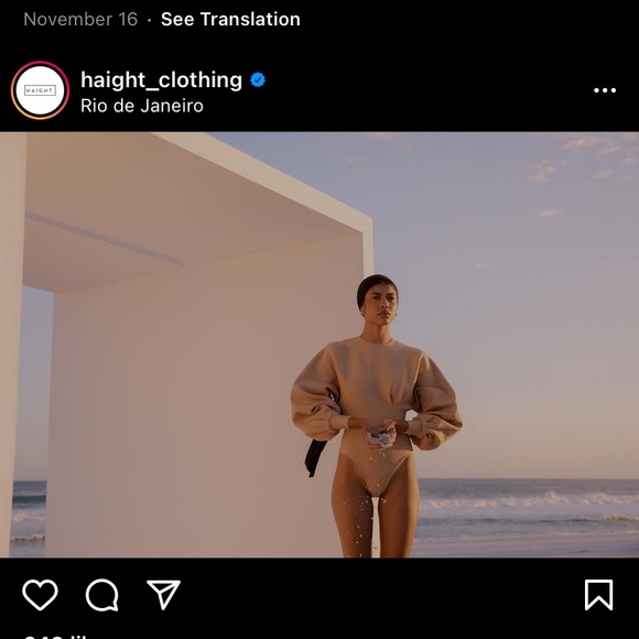 NWOT Haight. Ribbed Pleated Top - Picture 4 of 9